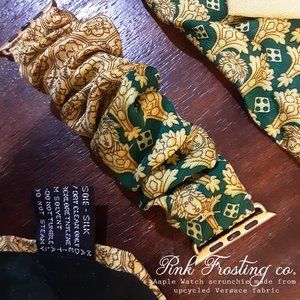 Scrunchies made from Vintage Versace fabric! One of a kind hand sewn!